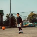 étirements des basketteurs