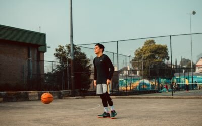 étirements des basketteurs