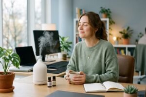Aromathérapie au bureau